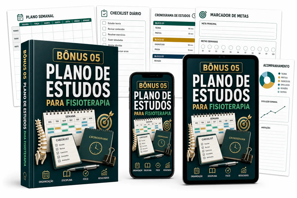Plano de Estudos para Fisioterapia