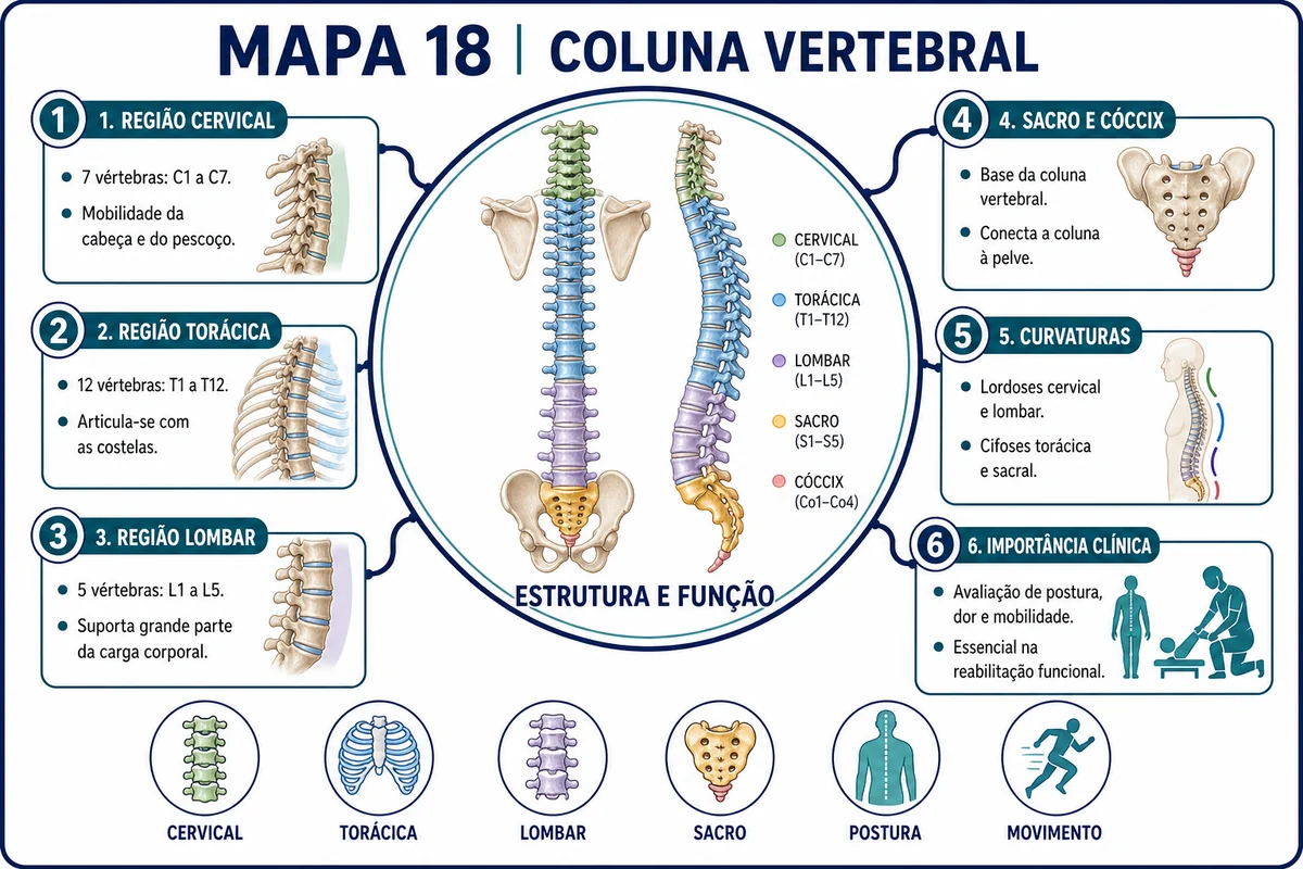 MAPA 18 — Coluna Vertebral