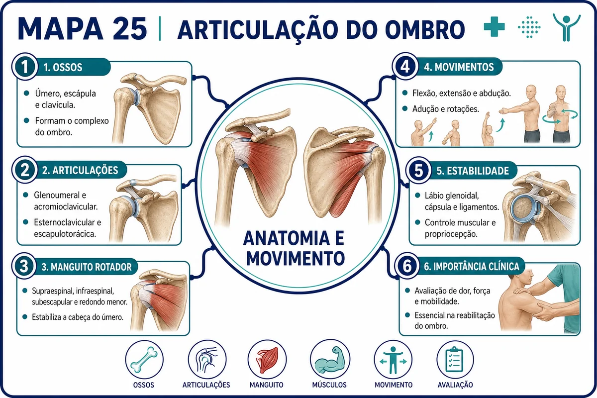 MAPA 25 — Articulação do Ombro